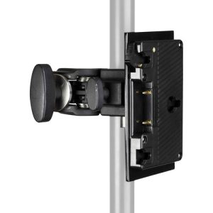 Hive Lighting Gold Mount Battery Plate with Mafer Clamp, D-Tap Connector and Cable