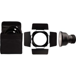 Hive Lighting Zoom Reflector, Barndoors and Grid Kit