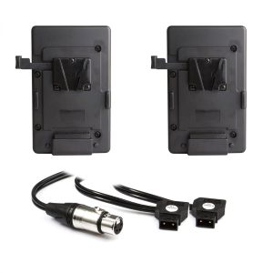 Hive Lighting Hornet 200-C Dual V-Mount Battery Plate Kit with Y-Cable