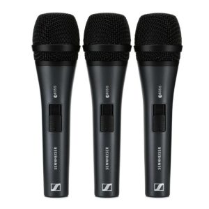 Sennheiser 3-Pack e835-S Cardioid Dynamic Vocal Microphone