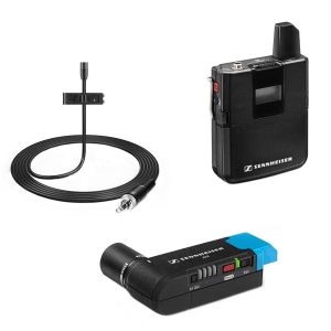 Sennheiser AVX-MKE2 SET Digital Camera-Mount Wireless Omni Lavalier Microphone System with Case Kit