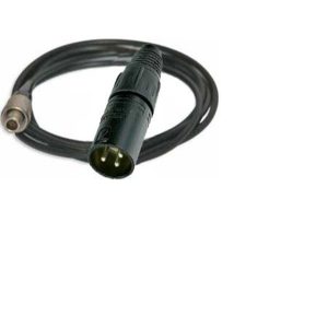 Sennheiser 4.9' (1.49m) 3-Pin LEMO to Male XLR Adapter Cable for 2000, 3000 & 5000 Series Bodypack Transmitters