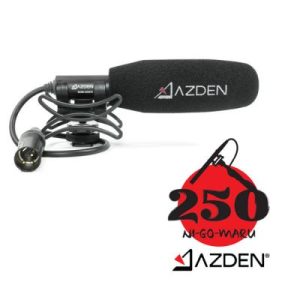 Azden Professional Compact Cine Mic with XLR Pigtail Output