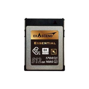 Exascend 512GB Essential Cfexpress Memory Card (Type B)