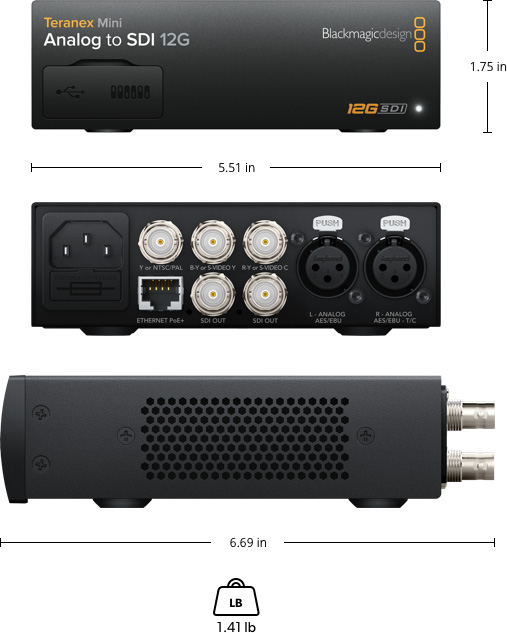 Teranex Mini - Analog to SDI 12G
